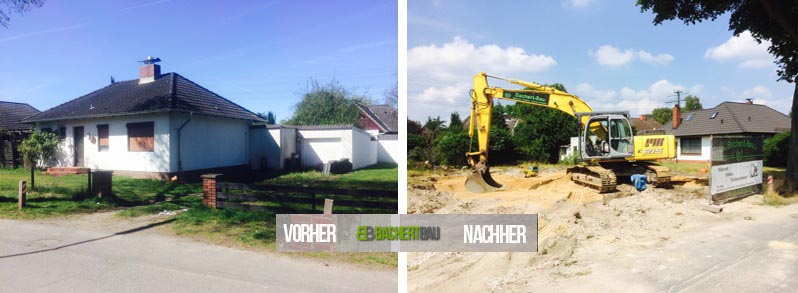 Abbruch in Halstenbek Abbruch in Halstenbek